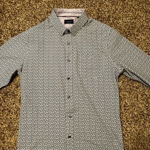 7 diamonds button up shirt long sleeve men’s size medium